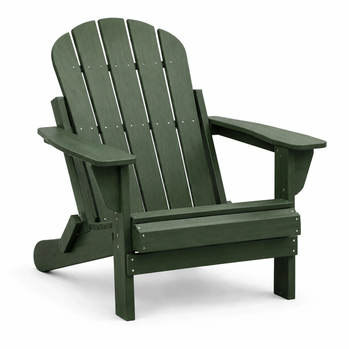 Sedia Adirondack in Legno Verde per Esterno