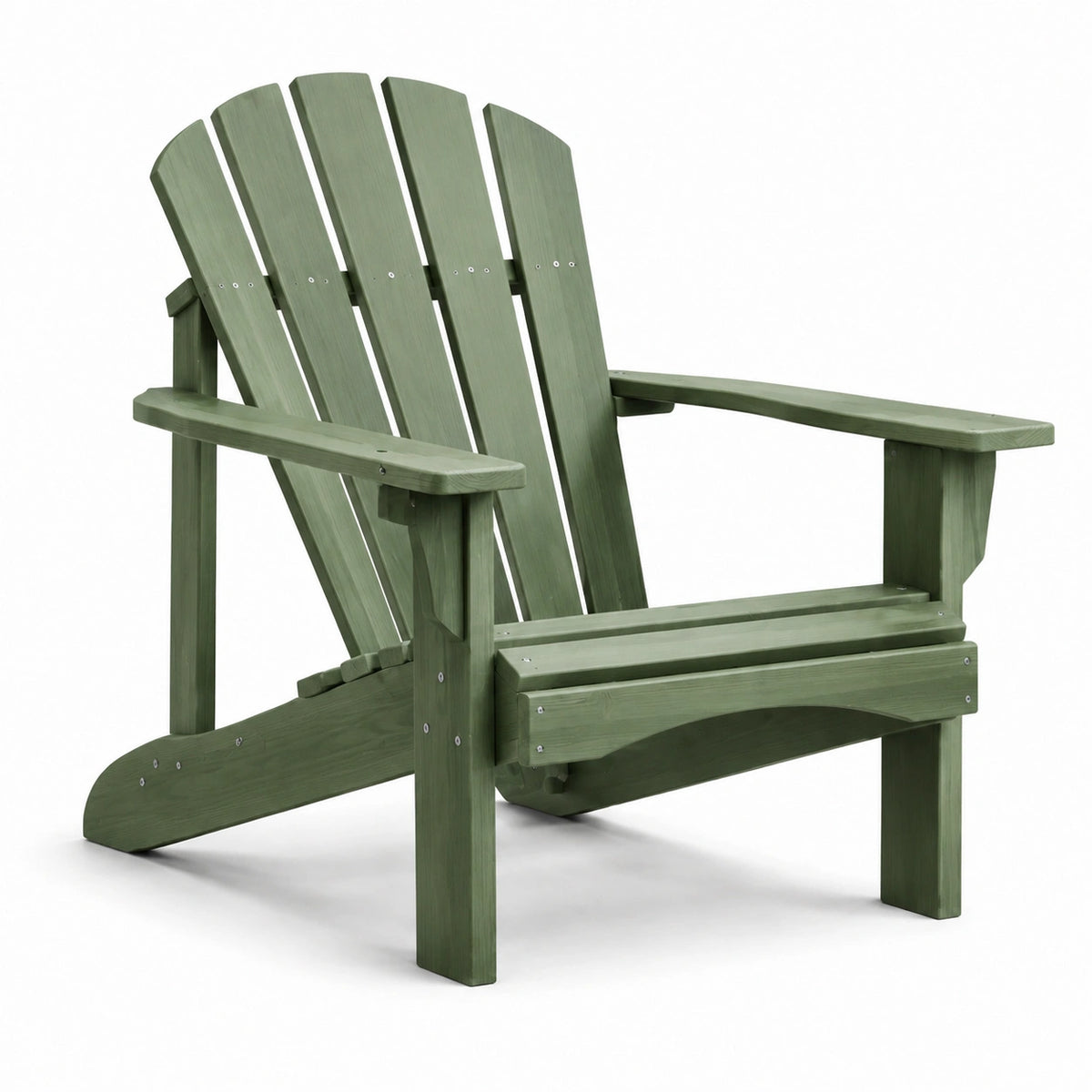 Sedia Adirondack in legno di pino verde