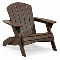 Sedia Adirondack in legno composito marrone per esterni