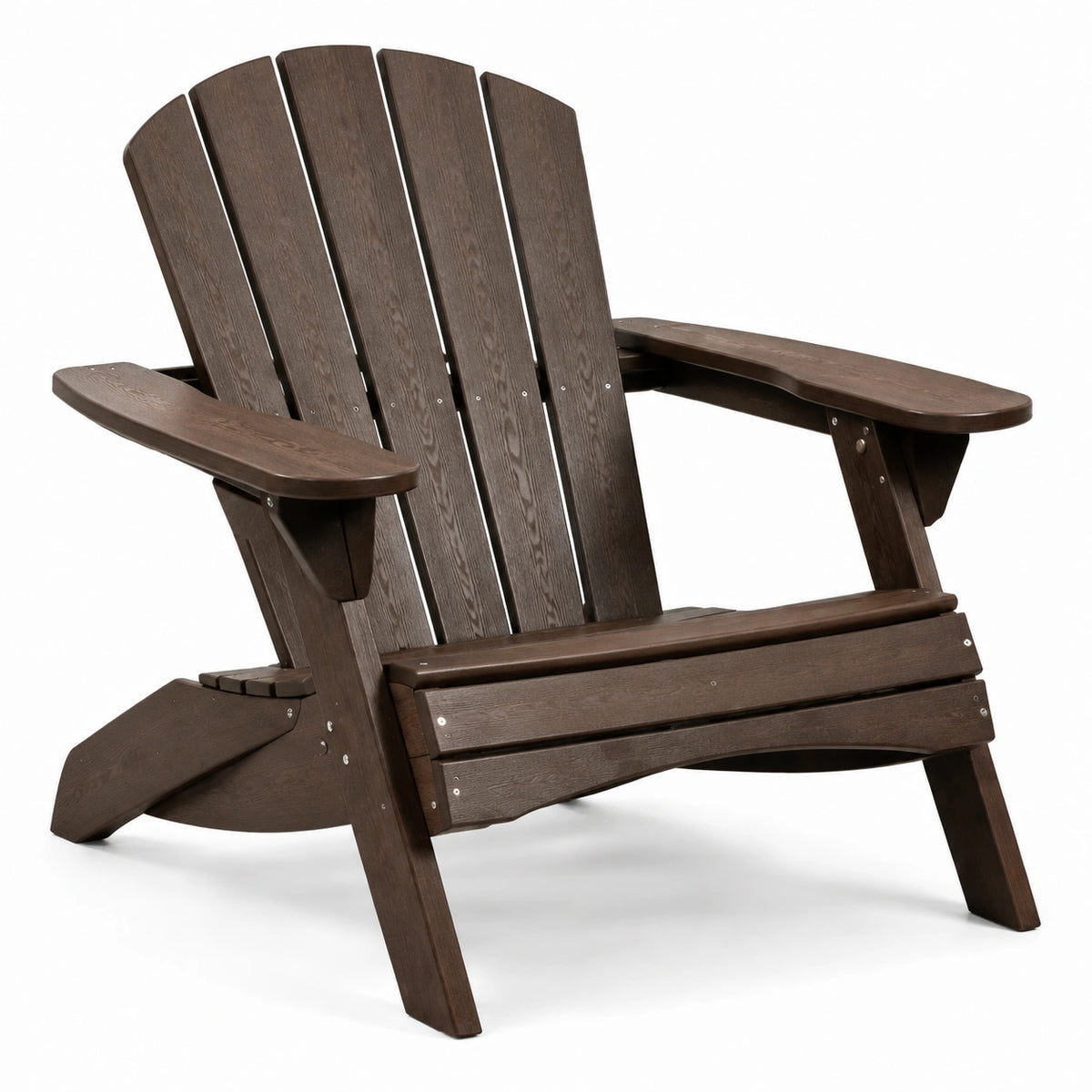 Sedia Adirondack in legno composito marrone per esterni