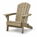 Sedia Adirondack in plastica HDPE khaki per esterni 90x75x90 cm